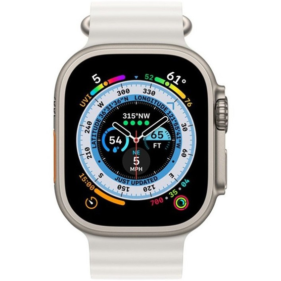 Силиконовый ремешок Apple Watch Ultra 49mm, Starlight