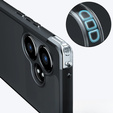 Чехол до Realme GT 6 / 6T, Fusion Hybrid, чёрный