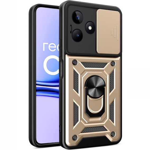 Чохол NOX Camera Slide Realme C53 4G, CamShield Slide, золото