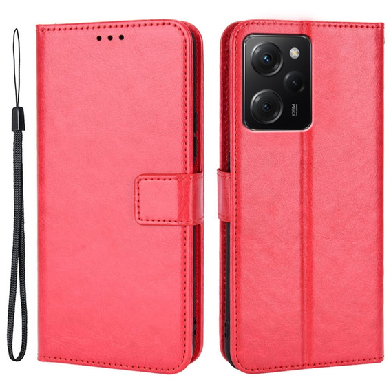 Чохол-книжка для Xiaomi Poco X5 Pro 5G, Wallet, червоний