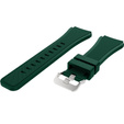 Силиконовый ремешок Twill Texture 22mm, Dark green