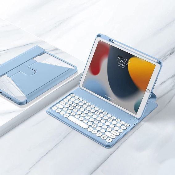 Чохол + клавіатура iPad 10.2 2021 / 2020 / 2019 7/8/9 gen, м'яти
