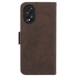 Откидной чехол для Oppo A38 4G / Oppo A18 4G, Card Slot, коричневый