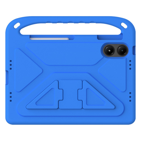 Детский чехол для Xiaomi Redmi Pad Pro / Xiaomi Poco Pad, с ручкой, синий