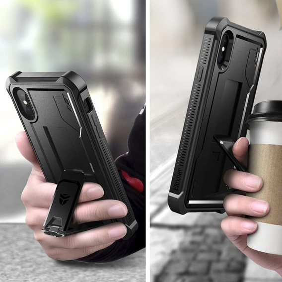 Бронированный чехол для iPhone XS Max, Dexnor Full Body, чёрный