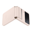 Оригінальний чохол Samsung для Galaxy Z Flip 4, Leather Flap Cover, помаранчевий