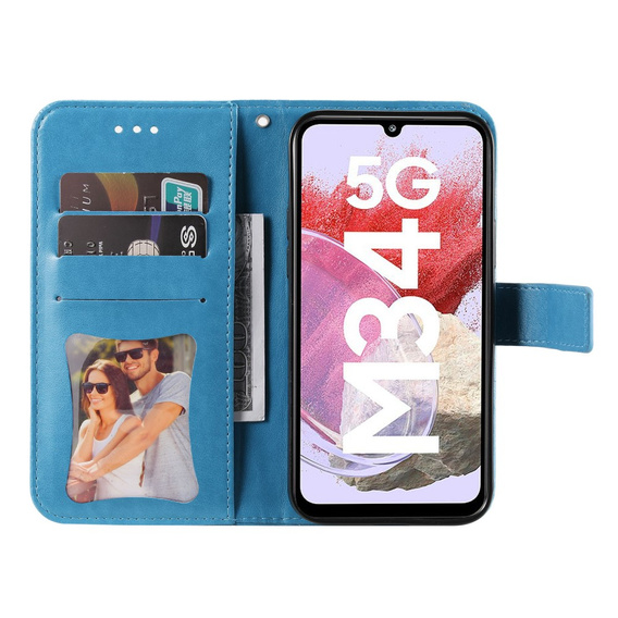 Чохол-книжка для Samsung Galaxy M34 5G, Mandala Flower, м'яти