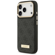 Чохол GUESS 4G Logo Plate MagSafe для iPhone 17 Pro