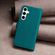 Чохол-книжка для Samsung Galaxy S23 FE, BINFEN Wallet, зелений + скло 9H