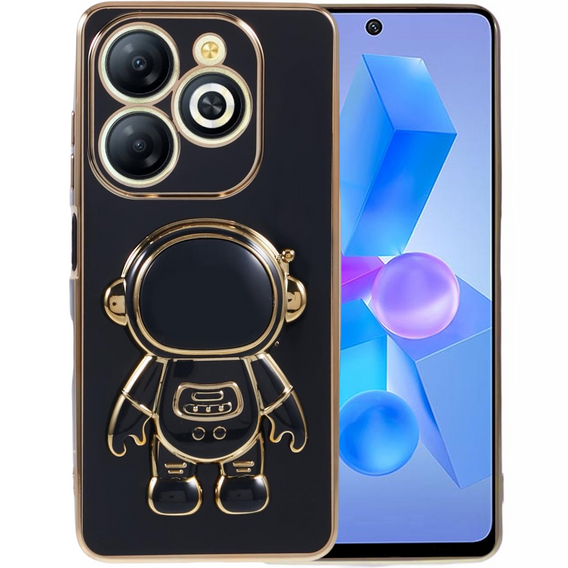 Чехол до Infinix Hot 40i, Astronaut, чёрный