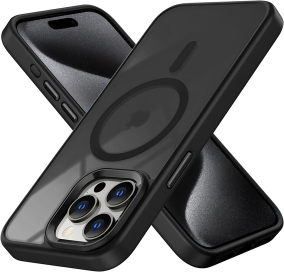 Чохол для iPhone 15 Pro Max, MagColor для MagSafe, чорний