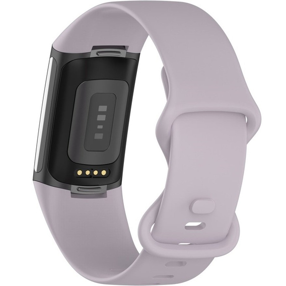 Резиновый браслет Softband для  Fitbit Charge 5 - Light Purple