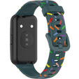 Силіконовий ремінець для Huawei Band 7, Green / Colorful