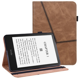 Чехол до Amazon Kindle Paperwhite 5 (2021), Imprinted Line, коричневый