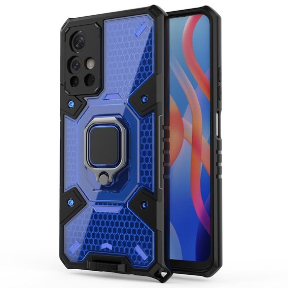 Панцирный чехол Honeycomb для Xiaomi Redmi Note 11 5G/Poco M4 Pro 5G, Blue