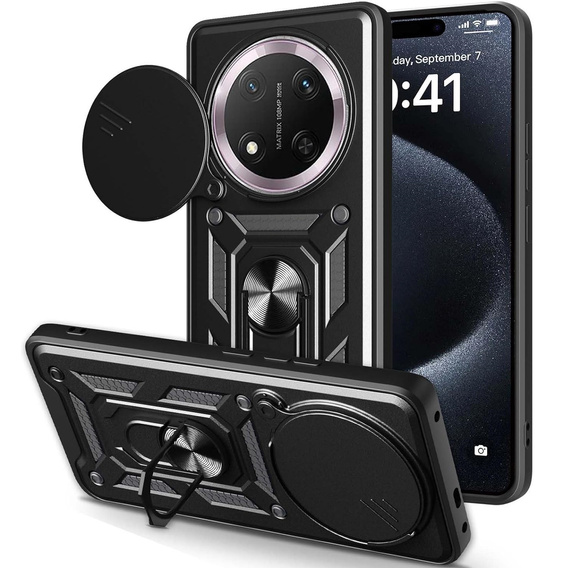 Чохол NOX Camera Slide Honor Magic 7 Lite, CamShield Slide, чорний