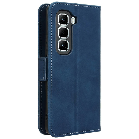 Футляр з клапаном для Infinix Hot 50 Pro 4G, Card Slot, темно-синій