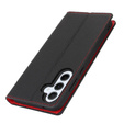 Чохол-книжка для Samsung Galaxy S24 FE, Litchi Skin Grain, чорний