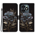 Чохол-книжка для Infinix Hot 40i, Wallet, Rose чорний