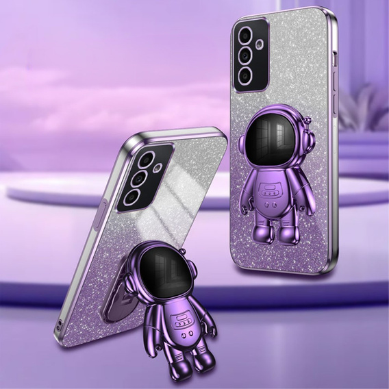 Чохол для Samsung Galaxy A15 4G / 5G, Glitter Astronaut, фіолетовий