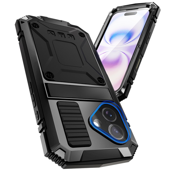 Чохол R-JUST з підставкою та вбудованим склом для iPhone 17