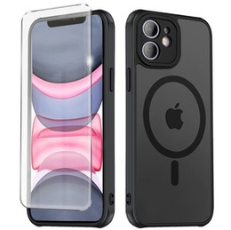Чехол MagSafe для iPhone 12 / 12 Pro, Hybrid Matte Lens Pro, черный