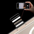 Чохол ERBORD з MagSafe для iPhone 16 Pro, з активною кнопкою, прозорий + Скло на екран