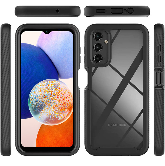 Чехол для Samsung Galaxy A14 4G/5G, Shockproof, с пленкой, чёрный