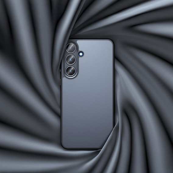 Чoхол до Samsung Galaxy S25 FE, Fusion Hybrid, прозорий / чорний