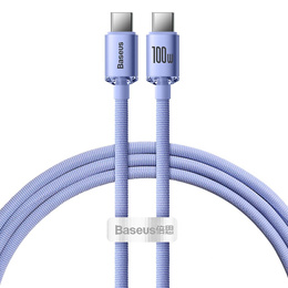 Baseus Crystal Shine кабель USB-C – USB-C 100 Вт для пристроїв з портом USB-C