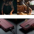 CASE фліп-чохол для Samsung Galaxy A54 5G, Litchi Wallet, червоний