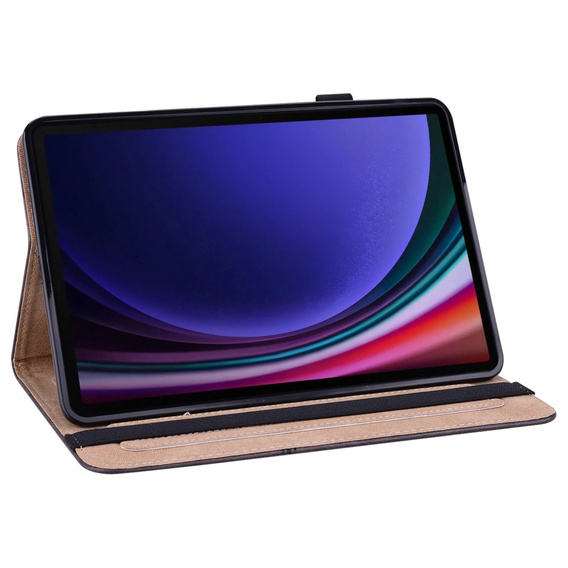 Чехол для Samsung Galaxy Tab S10 Lite / S10 FE / S9 FE / S9, Classic, с местом для стилуса, чёрный