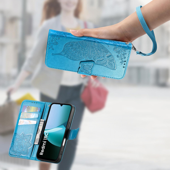 Чохол-книжка для Xiaomi Redmi 15C 4G/LTE, Butterfly, м'яти