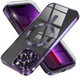 Чохол для iPhone 13 Pro, Electro MagSafe, фіолетовий + Скло на екран