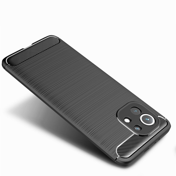 Чoхол до Xiaomi Mi 11, Carbon, чорний