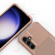 Чехол для Samsung Galaxy S23 FE, Card Holder Kickstand, розовый