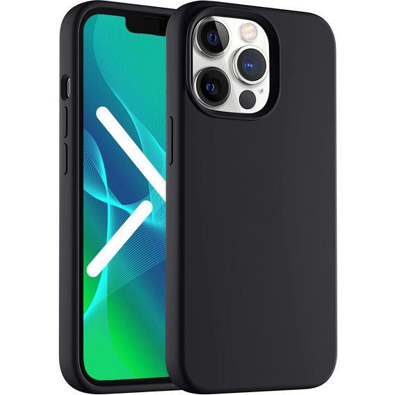 Чoхол ERBORD до iPhone 13 Pro Max, Silicone, Black