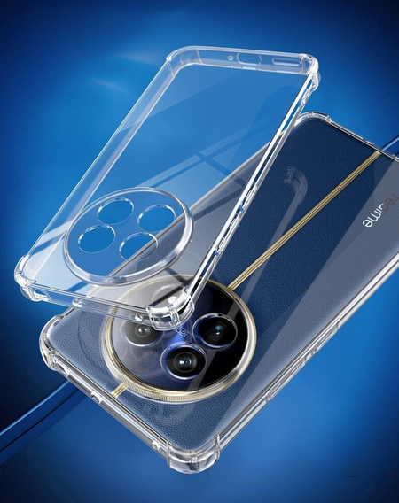 Чехол до Realme 12, Dropproof, прозрачный