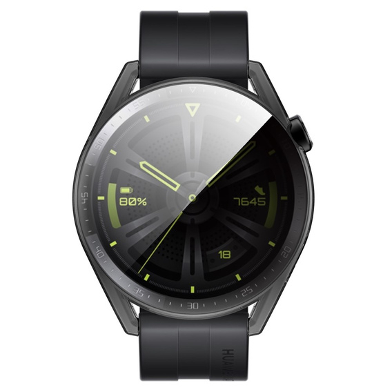 Etui z wbudowanym szkłem do Huawei Watch GT 3 42mm - Transparent White