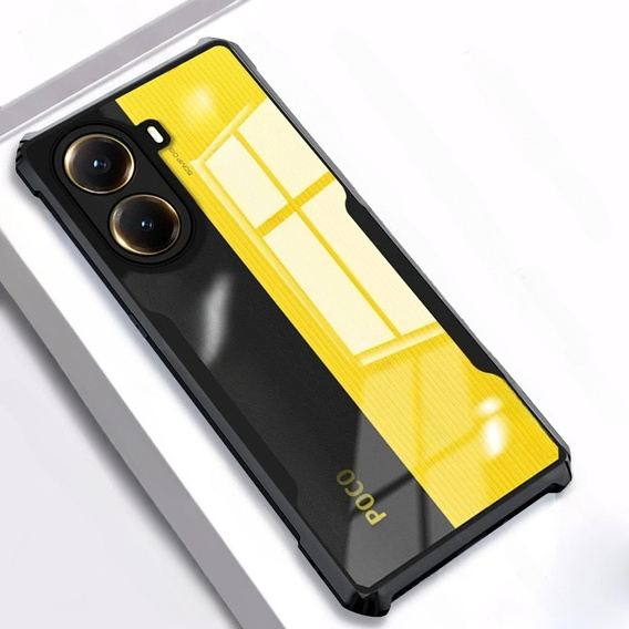 Чехол до Xiaomi Poco X7 Pro 5G, AntiDrop Hybrid, чёрный
