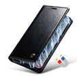 Флип-кейс CASEME для Samsung Galaxy S21, Waxy Textured, чёрный