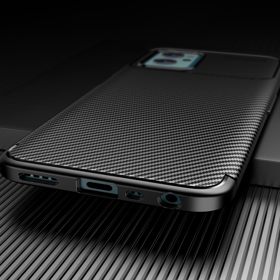 Чoхол до Realme 9i / Oppo A96 / Oppo A36, Carbon Gel, чорний