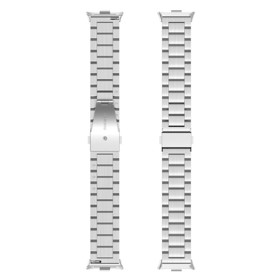 Стальной браслет для Xiaomi Smart Band 8 Pro, серебристый