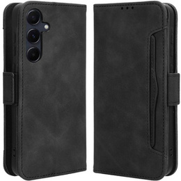 Футляр з клапаном для Samsung Galaxy A55 5G, Card Slot, чорний