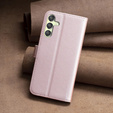 Чохол-книжка для Samsung Galaxy A25 5G, BINFEN Wallet, рожевий + скло 9H