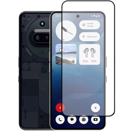 Закаленное стекло 3D для Nothing Phone 3A, чёрная рама