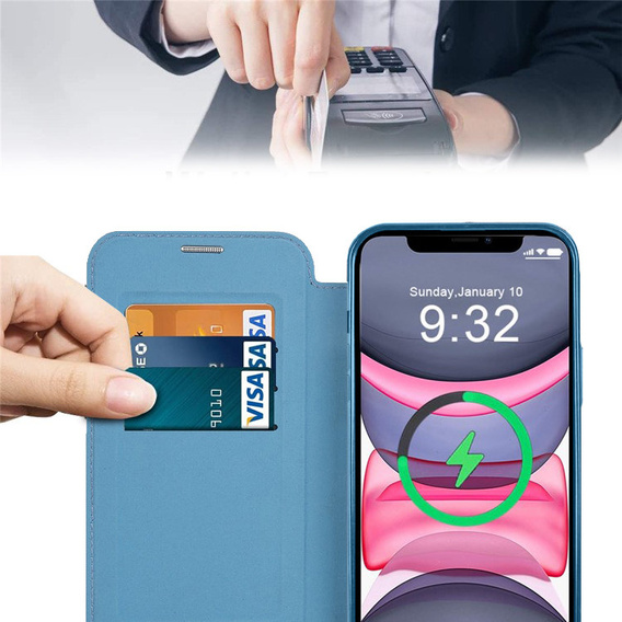 Чохол-книжка для iPhone 15 Pro, RFID Wallet MagSafe CamShield, м'яти