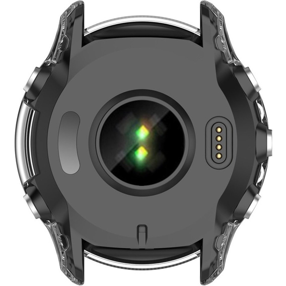 2в1 чохол та захисне скло для годинника Garmin Forerunner 955, Clear