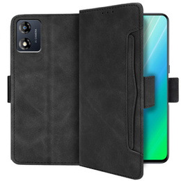 Откидной чехол для Motorola Moto E13, Card Slot, чёрный