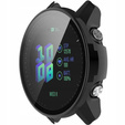 2в1 чохол та захисне скло для годинника Garmin Forerunner 955, Black